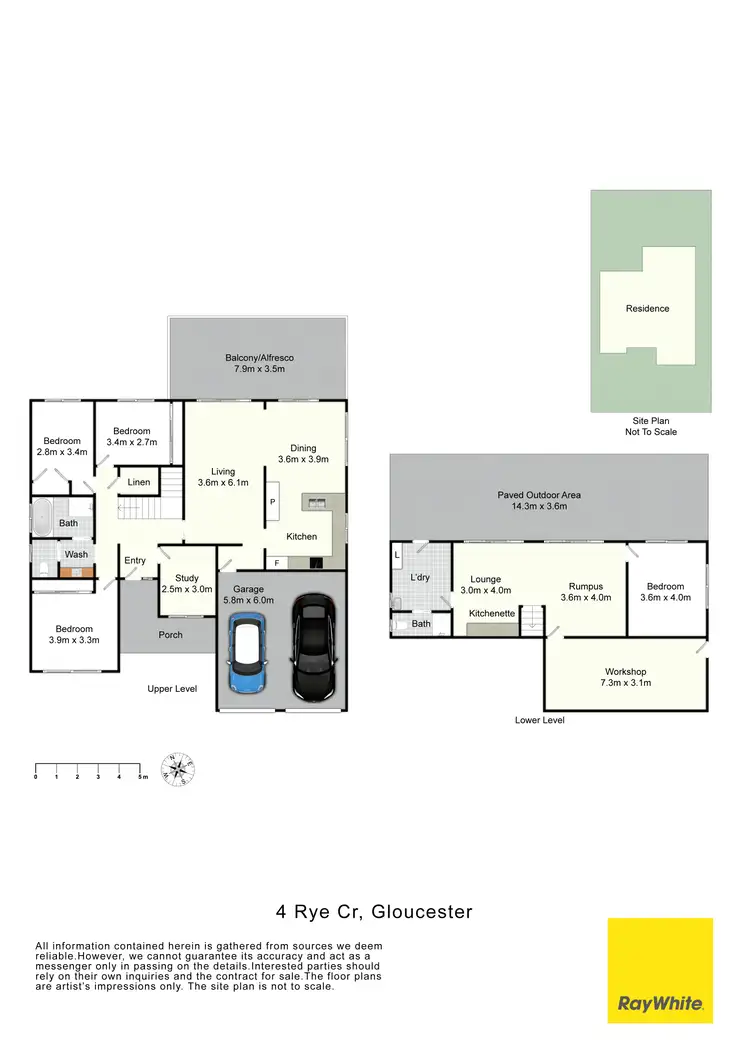 Floorplan of Homely house listing, 4 Rye Crescent, Gloucester NSW 2422
