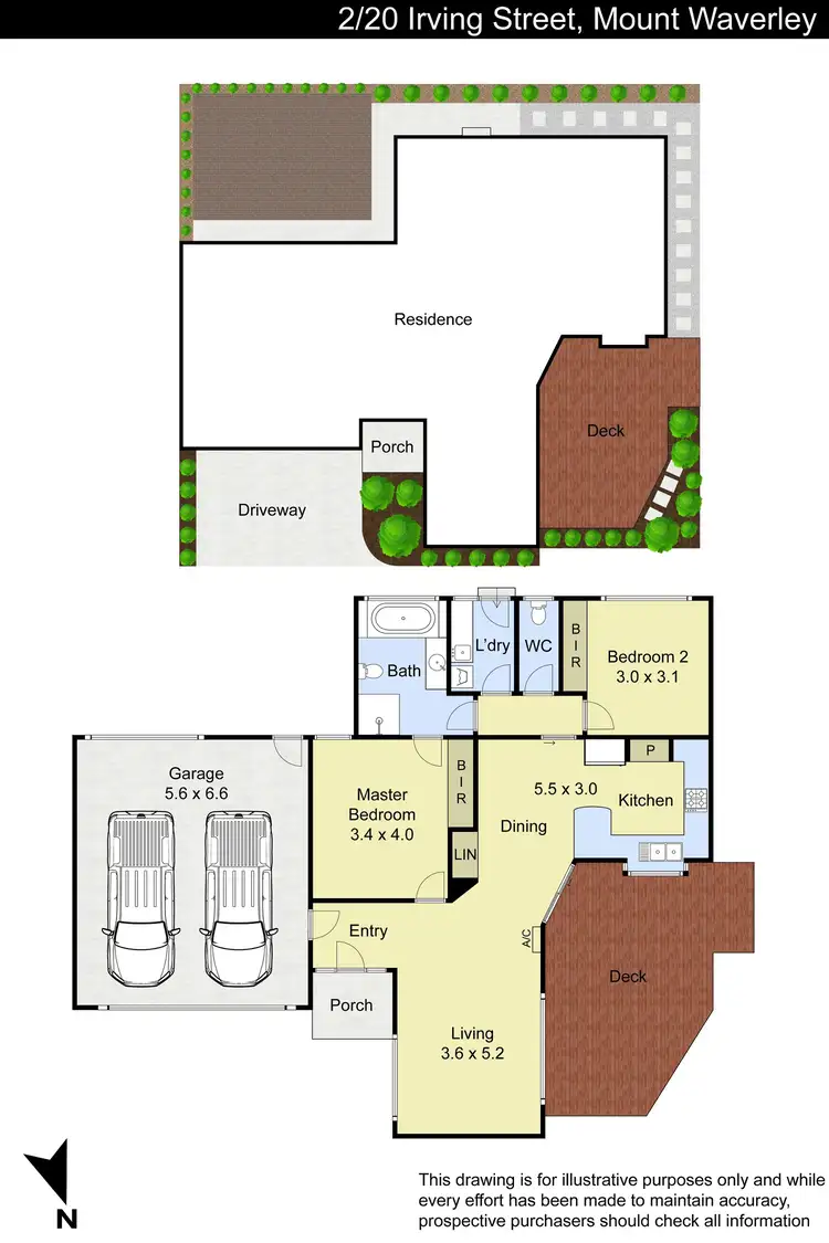 Floorplan of Homely unit listing, 2/20 Irving Street, Mount Waverley VIC 3149
