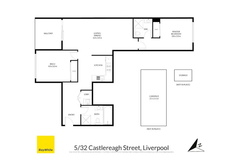 Floorplan of Homely apartment listing, 5/32 Castlereagh Street, Liverpool NSW 2170