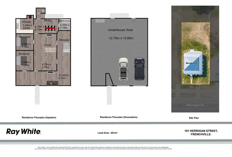 Floorplan of Homely house listing, 191 Kerrigan Street, Frenchville QLD 4701