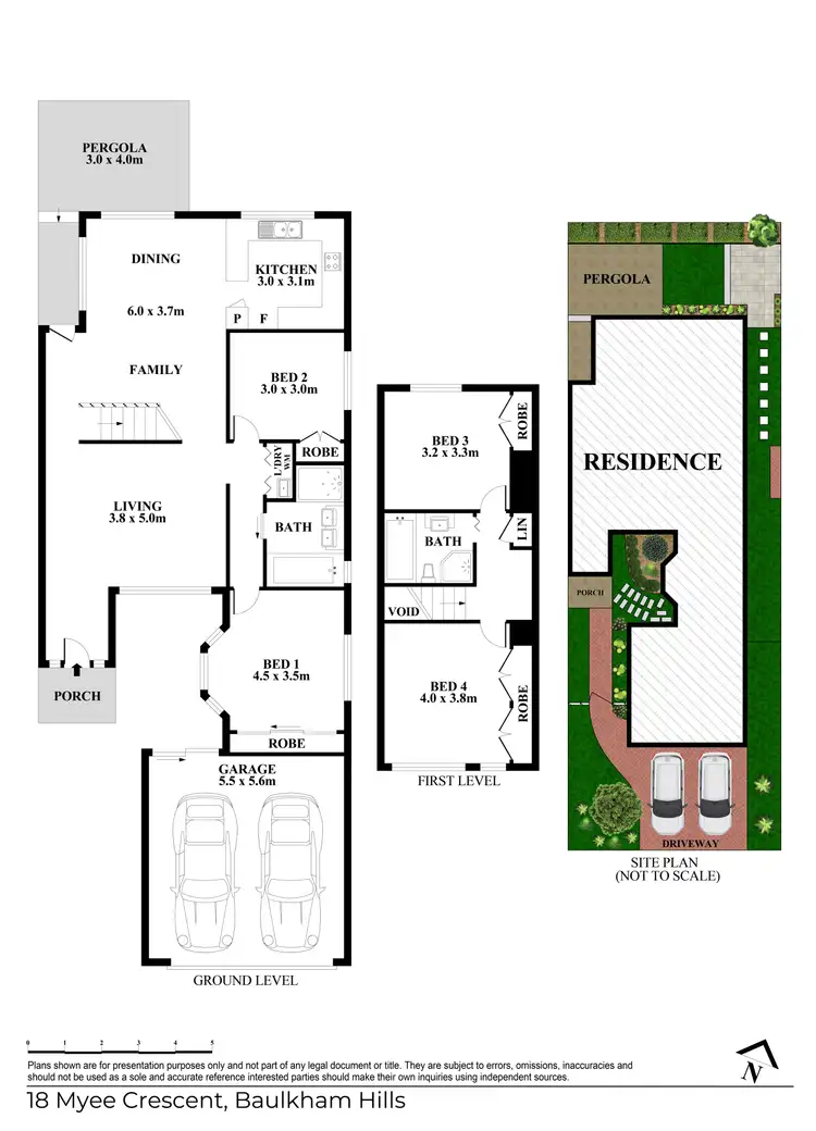Floorplan of Homely house listing, 18 Myee Crescent, Baulkham Hills NSW 2153