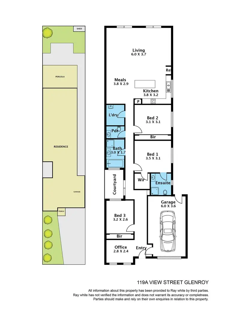 Floorplan of Homely house listing, 119A View Street, Glenroy VIC 3046