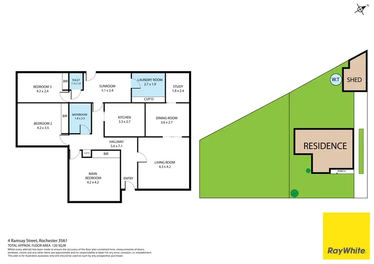 Floorplan of Homely house listing, 2 & 4 Ramsay Street, Rochester VIC 3561