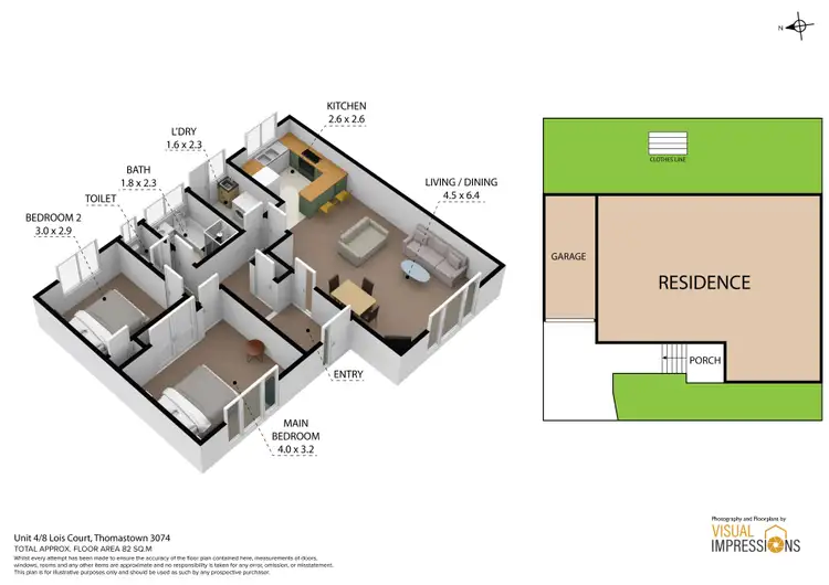 Floorplan of Homely house listing, 4/8 Lois Court, Thomastown VIC 3074