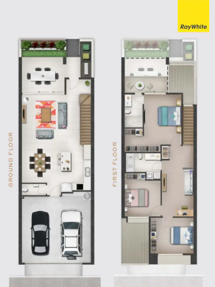 Floorplan of Homely townhouse listing, 185/2 Bella Avenue, Robina QLD 4226