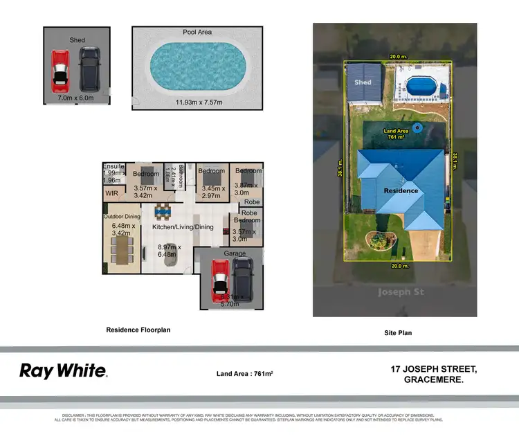 Floorplan of Homely house listing, 17 Joseph Street, Gracemere QLD 4702
