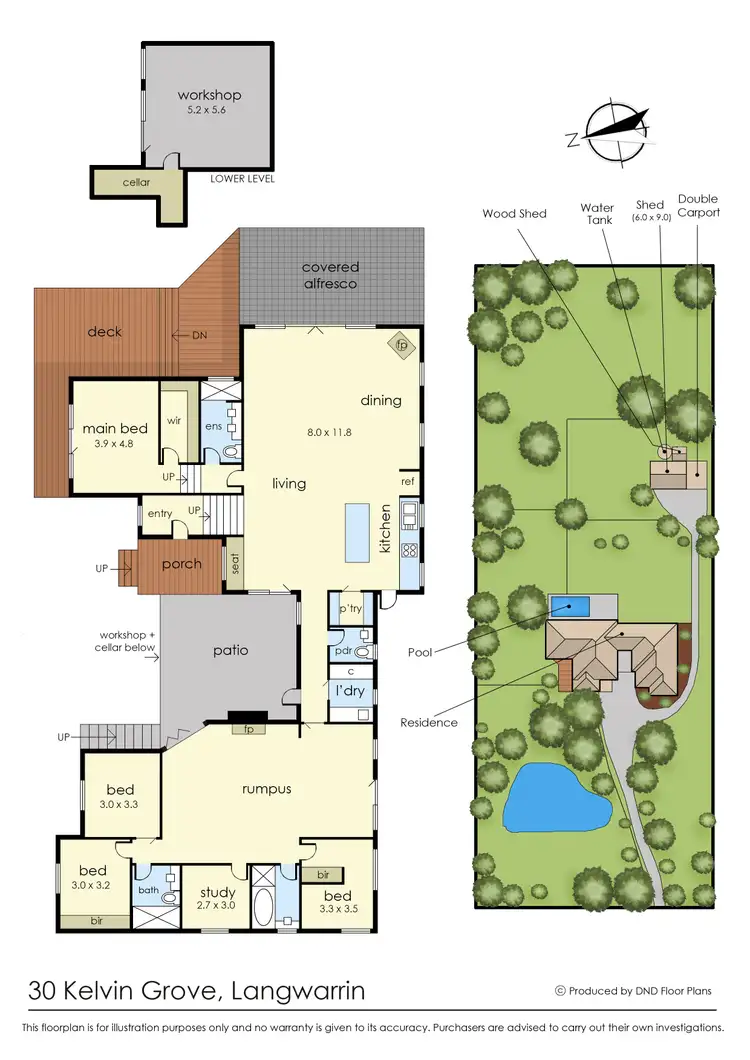 Floorplan of Homely rural property listing, 30 Kelvin Grove, Langwarrin VIC 3910