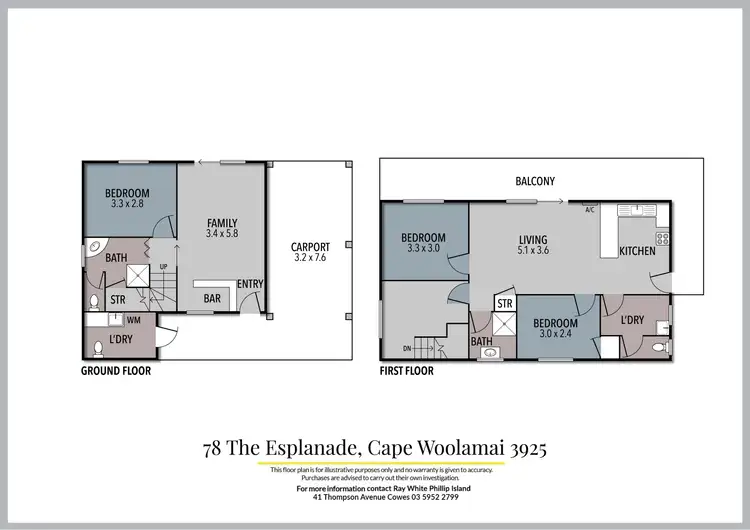 Floorplan of Homely house listing, 78 The Esplanade, Cape Woolamai VIC 3925