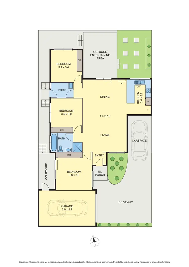 Floorplan of Homely villa listing, 3/21 Sapphire Street, Niddrie VIC 3042