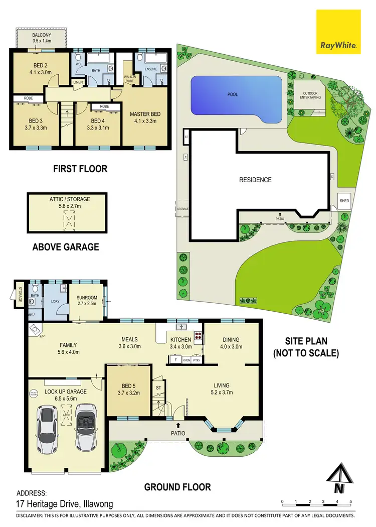 Floorplan of Homely house listing, 17 Heritage Drive, Illawong NSW 2234