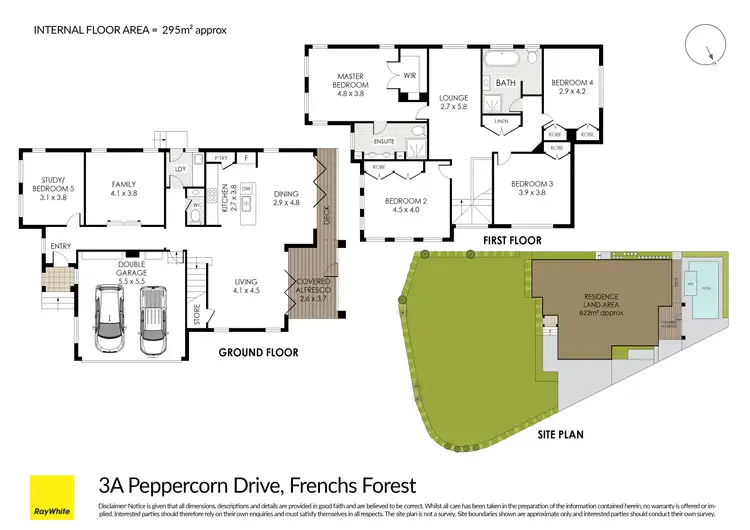 Floorplan of Homely house listing, 3A Peppercorn Drive, Frenchs Forest NSW 2086