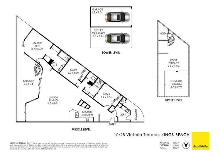Floorplan of Homely unit listing, Unit 10/28 Victoria Terrace, Kings Beach QLD 4551
