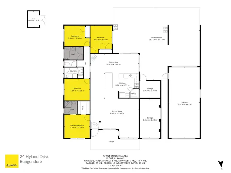 Floorplan of Homely house listing, 24 Hyland Drive, Bungendore NSW 2621