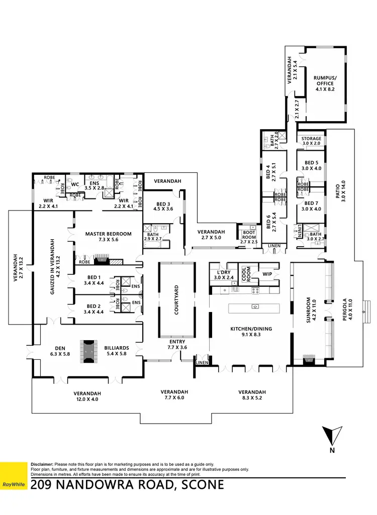 Floorplan of Homely rural property listing, 209 Nandowra Road, Scone NSW 2337
