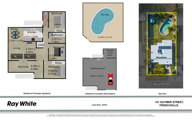 Floorplan of Homely house listing, 131 Guymer Street, Frenchville QLD 4701