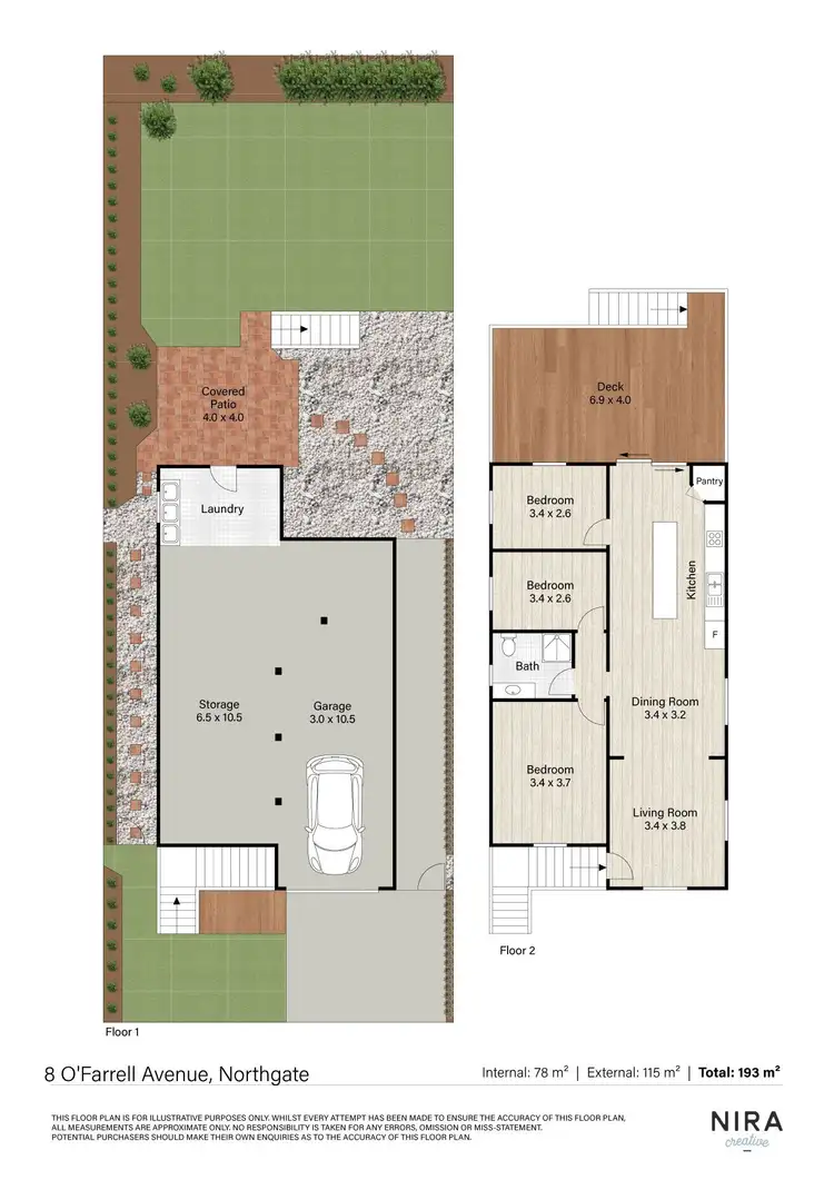 Floorplan of Homely house listing, 8 O'Farrell Avenue, Northgate QLD 4013