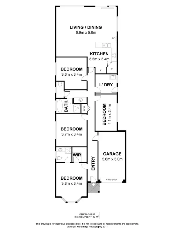 Floorplan of Homely house listing, 4 Gertrude St, Taperoo SA