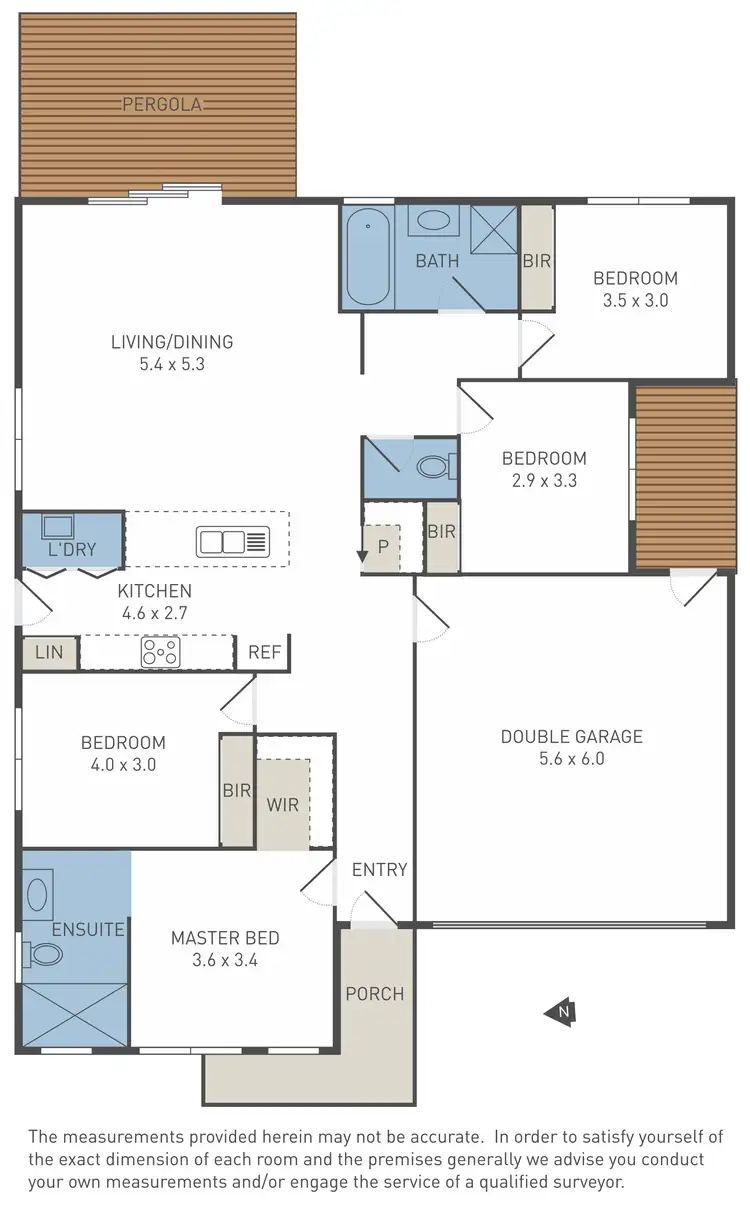 Floorplan of Homely house listing, 24 Teller Street, Tarneit VIC 3029