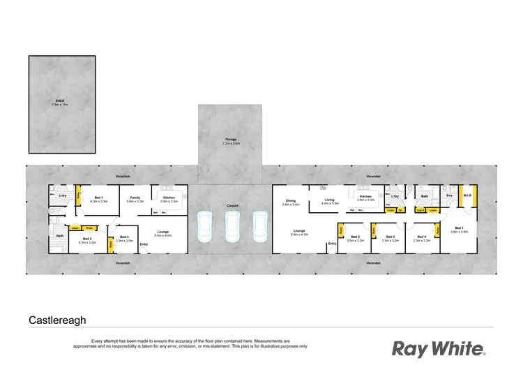 Floorplan of Homely other listing, 351-357 Hinxman Road, Castlereagh NSW 2749