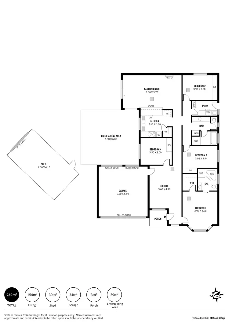 Floorplan of Homely house listing, 12 Westbury Court, Oakden SA 5086