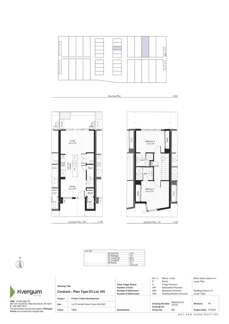 Floorplan of Homely townhouse listing, 3/24 Arnold Close, Findon SA 5023
