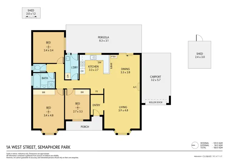 Floorplan of Homely house listing, 1A West Street, Semaphore Park SA 5019