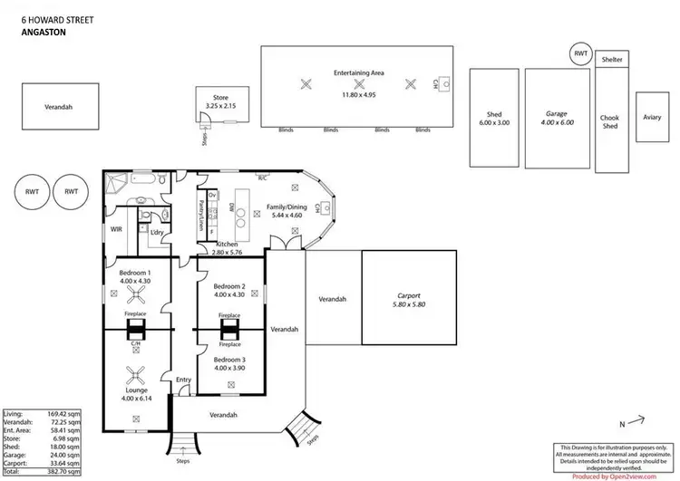 Floorplan of Homely house listing, 6 Howard Street, Angaston SA 5353