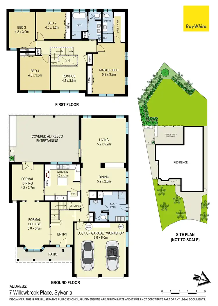 Floorplan of Homely house listing, 7 Willowbrook Place, Sylvania NSW 2224