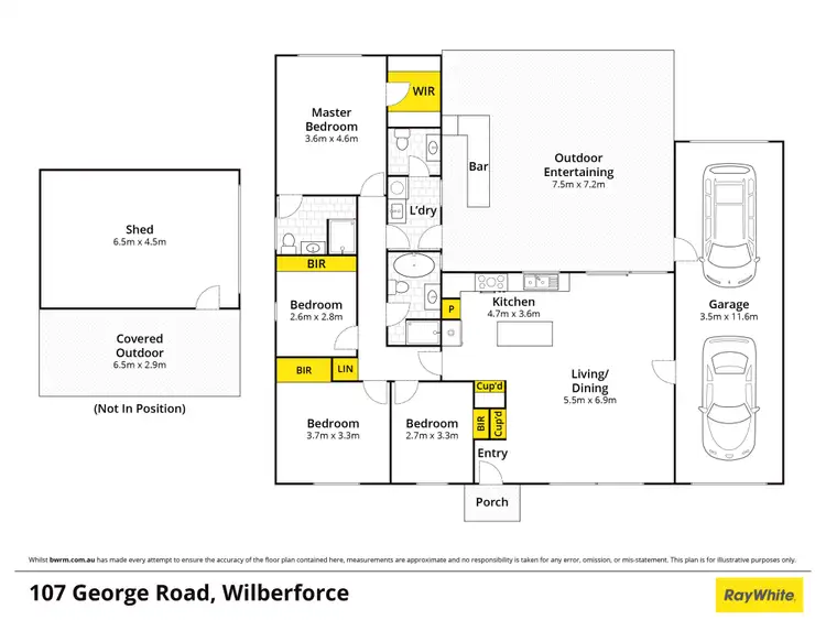 Floorplan of Homely house listing, 107 George Road, Wilberforce NSW 2756