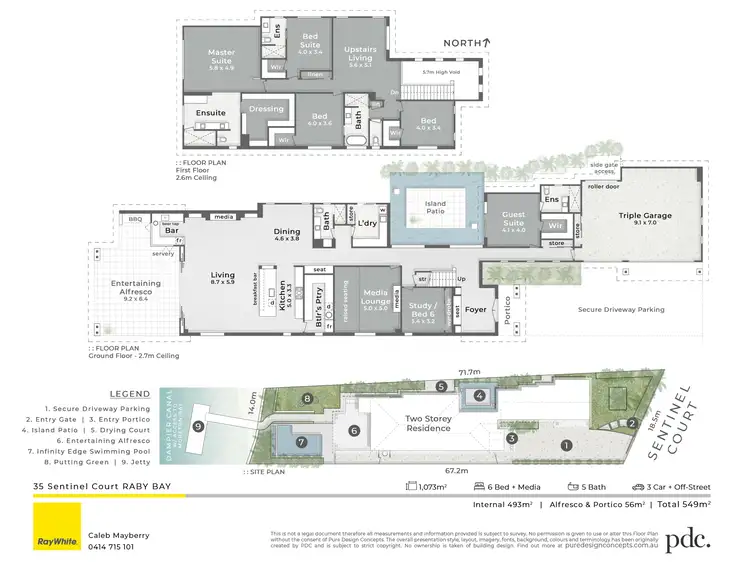 Floorplan of Homely house listing, 35 Sentinel Court, Raby Bay QLD 4163