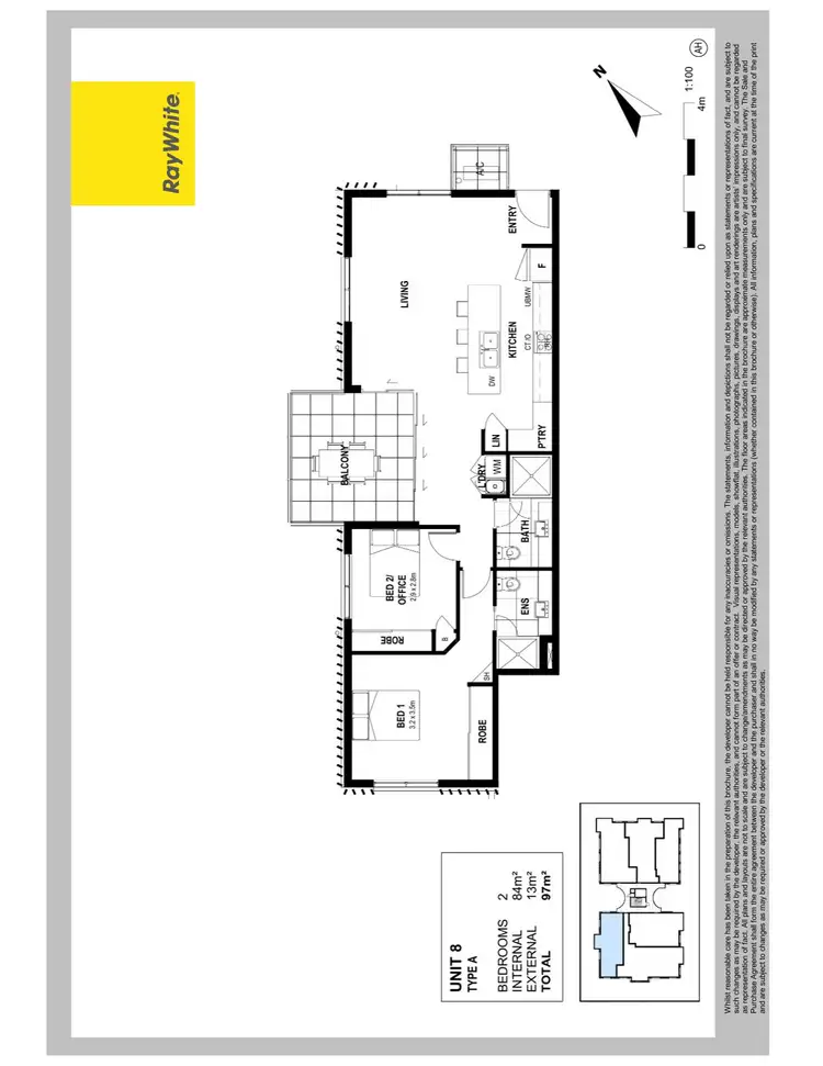 Floorplan of Homely unit listing, 26/26 Picnic Point Esplanade, Maroochydore QLD 4558
