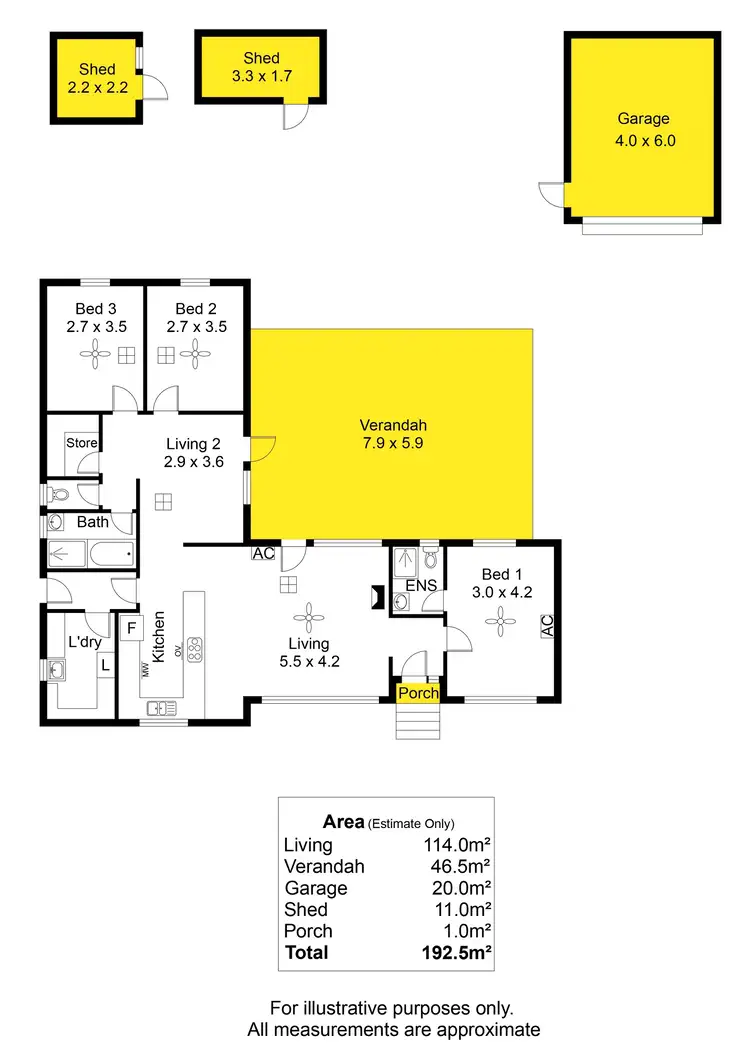 Floorplan of Homely house listing, 7 Lambert Street, Morphett Vale SA 5162