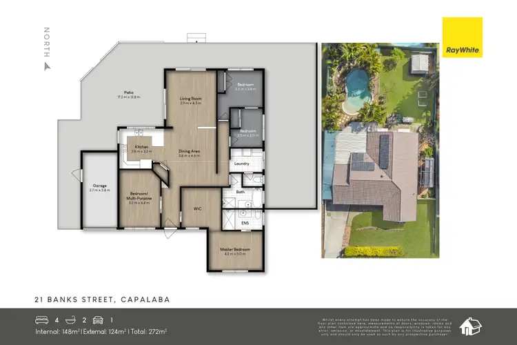 Floorplan of Homely house listing, 21 Banks Street, Capalaba QLD 4157