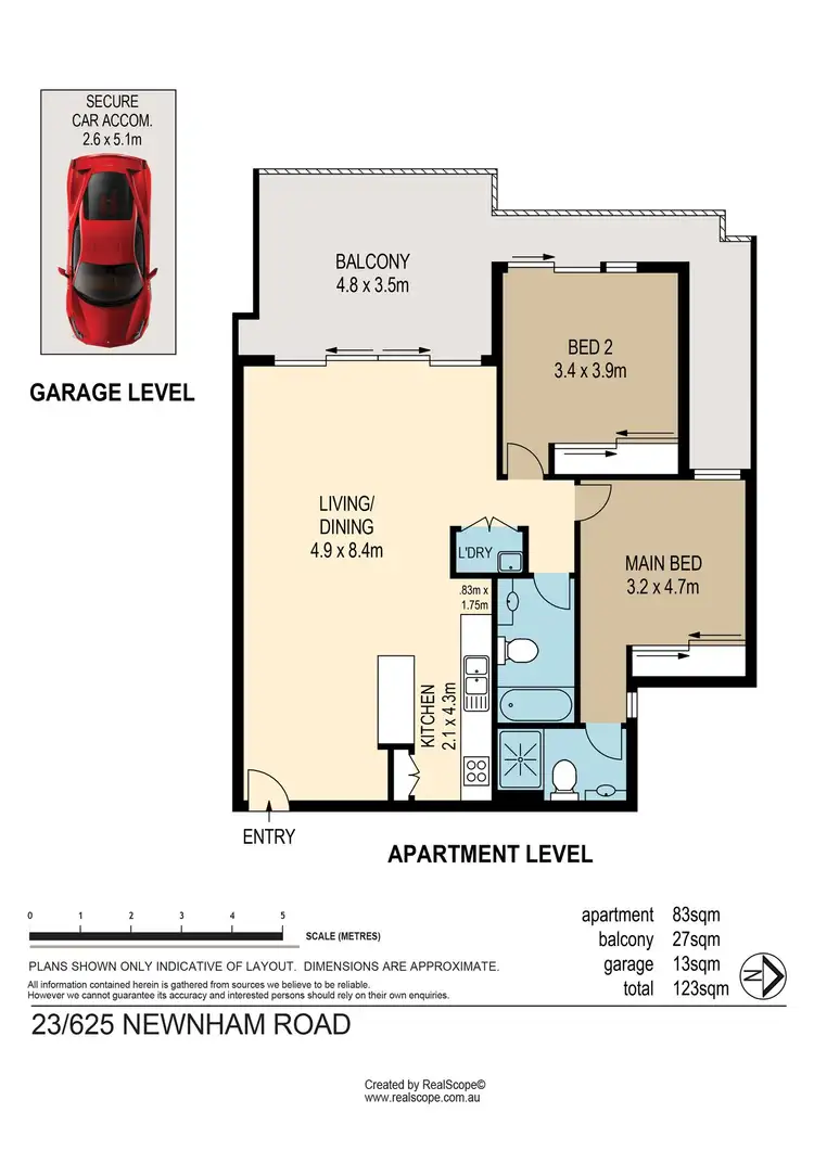 Floorplan of Homely unit listing, 23/625 Newnham Road, Upper Mount Gravatt QLD 4122