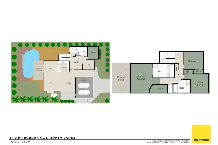 Floorplan of Homely house listing, 41 Whitecedar Circuit, North Lakes QLD 4509