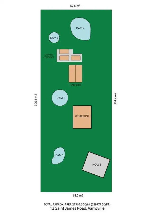 Floorplan of Homely rural property listing, 13 St James Road, Varroville NSW 2566