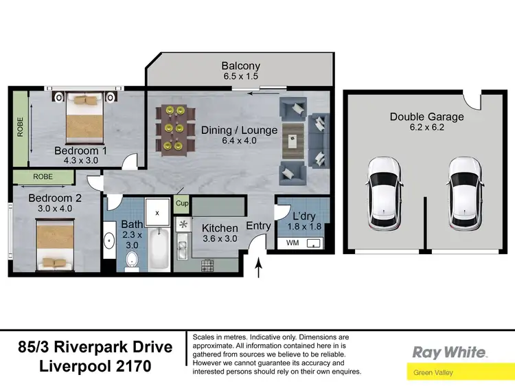 Floorplan of Homely unit listing, 85/3 Riverpark Drive, Liverpool NSW 2170