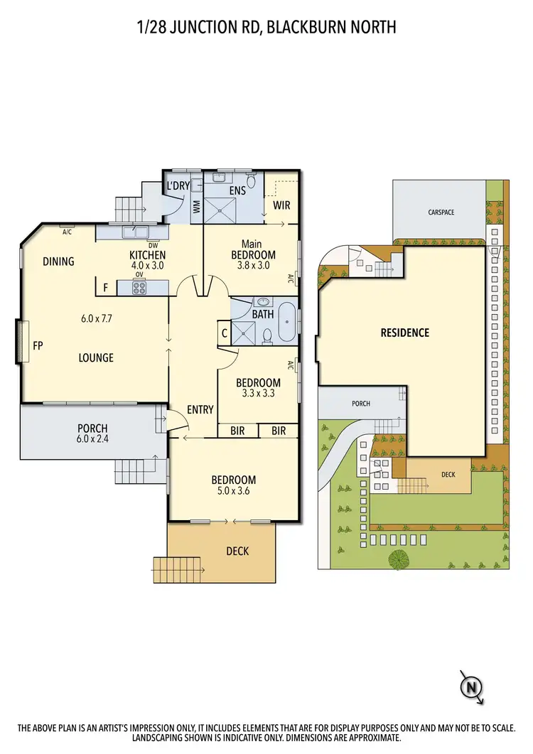 Floorplan of Homely house listing, 1/28 Junction Road, Blackburn North VIC 3130