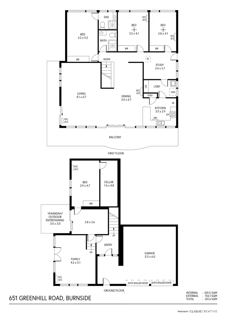 Floorplan of Homely house listing, 651 Greenhill Road, Burnside SA 5066