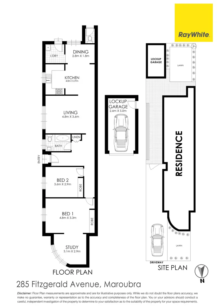 Floorplan of Homely house listing, 285 Fitzgerald Avenue, Maroubra NSW 2035