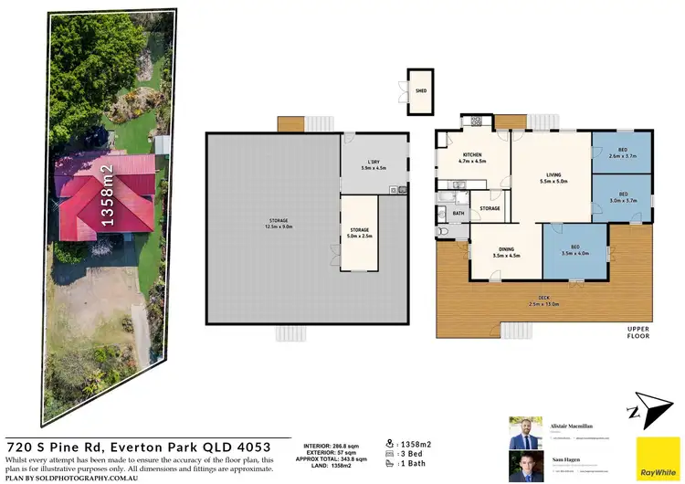 Floorplan of Homely house listing, 720 South Pine Road, Everton Park QLD 4053