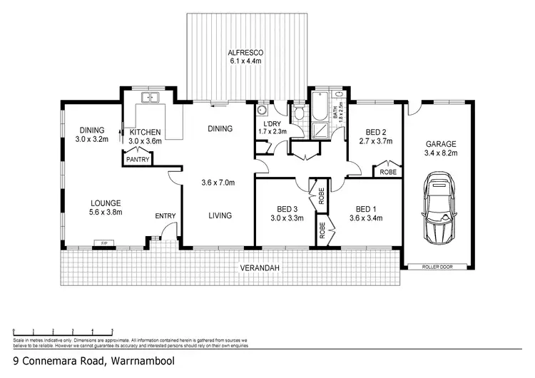 Floorplan of Homely house listing, 9 Connemara Road, Warrnambool VIC 3280