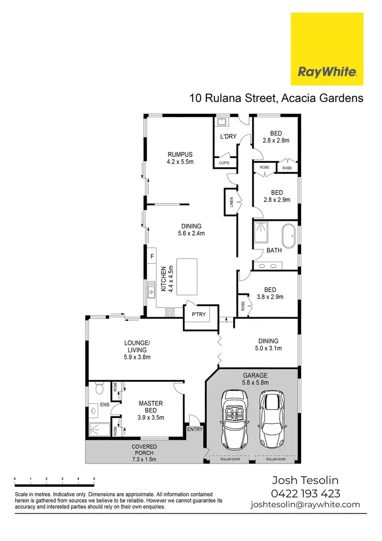 Floorplan of Homely house listing, 10 Rulana Street, Acacia Gardens NSW 2763
