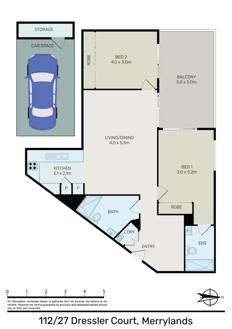 Floorplan of Homely apartment listing, 112/27 Dressler Court, Merrylands NSW 2160