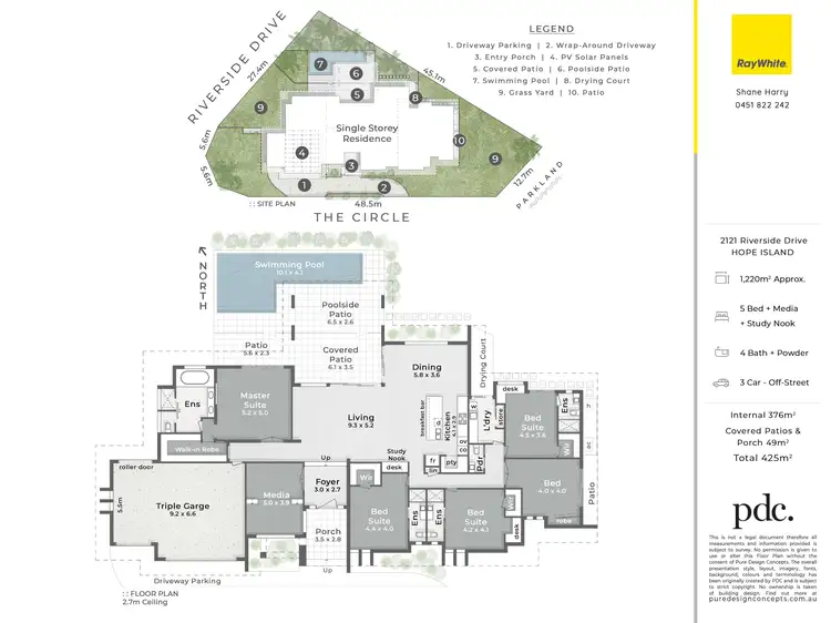 Floorplan of Homely house listing, 2121 Riverside Drive, Sanctuary Cove QLD 4212