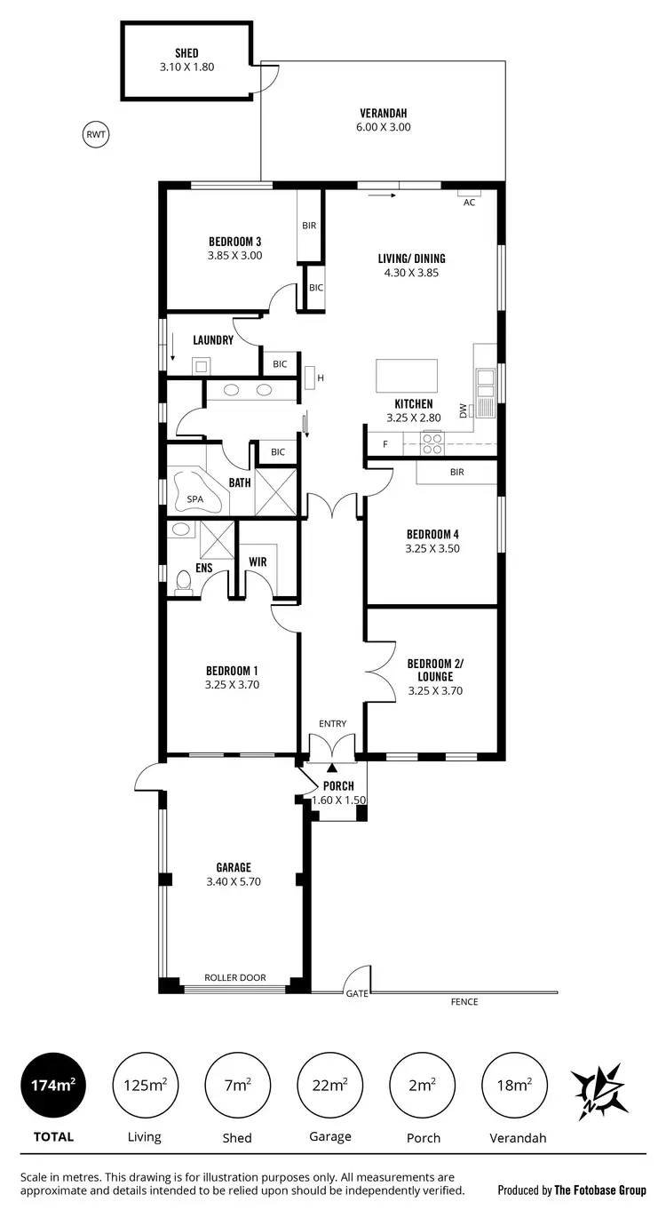 Floorplan of Homely house listing, 8A Kimber Street, Aldinga Beach SA 5173