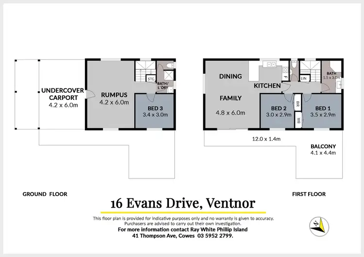 Floorplan of Homely house listing, 16 Evans Drive, Ventnor VIC 3922