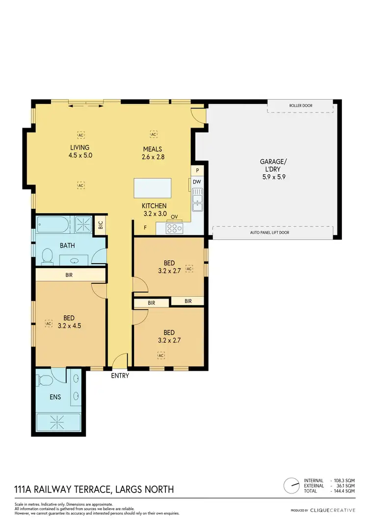 Floorplan of Homely house listing, 111a Railway Terrace, Largs North SA 5016