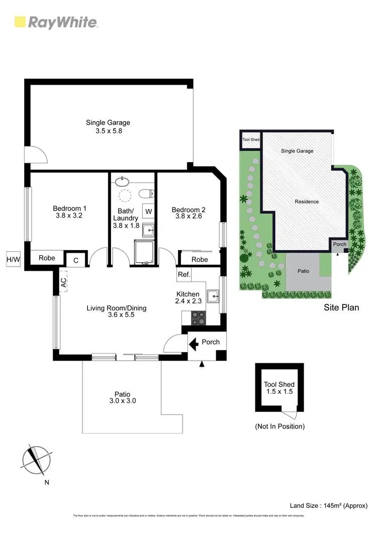 Floorplan of Homely unit listing, 1/6 Reservoir Road, Frankston VIC 3199
