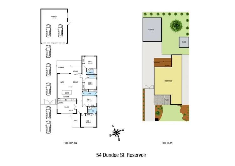 Floorplan of Homely house listing, 54 Dundee Street, Reservoir VIC 3073